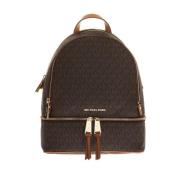 Rhea Zip Rugzak Michael Kors , Brown , Dames