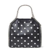 Zwarte Stud Ontwerp Ketting-Link Tas Stella McCartney , Black , Dames