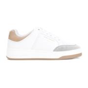 Metallic Sneakers Saint Laurent , White , Dames