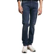 Slim Fit Blauwe Denim Jeans Roy Roger's , Blue , Heren