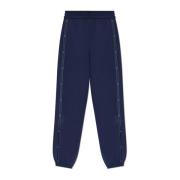 Trainingsbroek met zijstrepen Emporio Armani , Blue , Dames