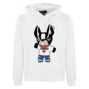 Witte Hoodie van Katoen Dsquared2 , White , Heren