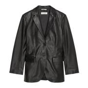 Leren blazer regular Marc O'Polo , Black , Dames