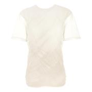 Ivoor T-shirt met Asymmetrische Zoom Junya Watanabe , Beige , Dames