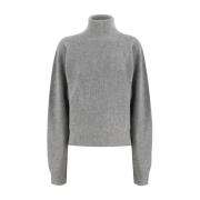 Gebreide Coltrui Sweater Fabiana Filippi , Gray , Dames