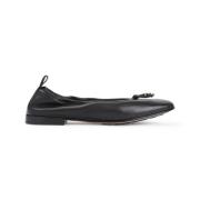 Nero Ballerina Schoenen Giorgio Armani , Black , Dames