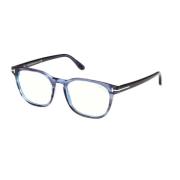 Vierkante Stoere Brillencollectie Tom Ford , Blue , Heren