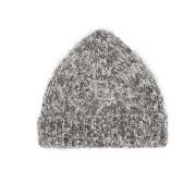 Zachte Gebreide Beanie Muts Ermanno Scervino , Gray , Dames