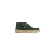 Suede Herenschoenen Herfst/Winter Collectie Clarks , Green , Heren