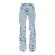 Jeans met decoratieve benen The Mannei , Blue , Dames