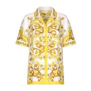 Stijlvolle Camicia Overhemden Dolce & Gabbana , Yellow , Dames