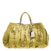 Pre-owned Leather totes Dolce & Gabbana Pre-owned , Green , Dames