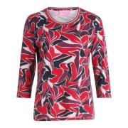 Trendy Bedrukte Shirt Betty Barclay , Red , Dames