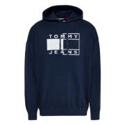 Hoodie Tommy Jeans , Blue , Heren