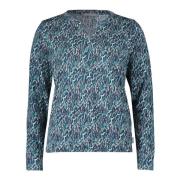 Casual Shirt met Grafische Print Betty & Co , Multicolor , Dames