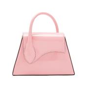 Rosa Handtas in Abrasivato Leer Biagini , Pink , Dames