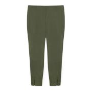 Skinny Broek met Zij-inzetstukken Fiorella Rubino , Green , Dames