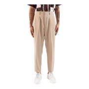 Elegant Suit Trousers Pantalone Corsinelabedoli , Beige , Heren