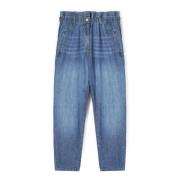 Baggy Jeans, medium blauwe wassing Motivi , Blue , Dames