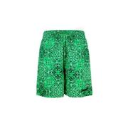 Groene Paisley Shorts Garment Workshop , Green , Heren