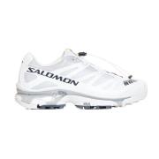 Mesh Sneakers in Wit en Grijs Salomon , White , Dames