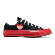 Chuck Taylor 1970s Lage Sneakers Comme des Garçons Play , Black , Dame...