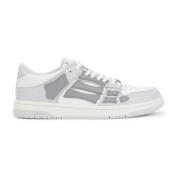 Grijze Lage Top Skelet Sneakers Amiri , Gray , Heren