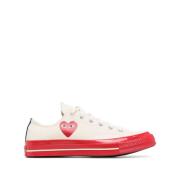 Chuck Taylor 1970s Lage Sneakers Comme des Garçons Play , White , Dame...