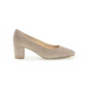 Moderne Elegante Beige Leren Pumps Gabor , Beige , Dames