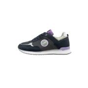 Lila Sneakers met Iridescent Detail Colmar , Purple , Dames