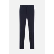 Blauwe Slim-Fit Broek Incotex , Blue , Heren