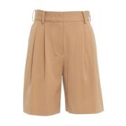 Beige Bermuda Shorts Verhoog Zomer Garderobe Staud , Beige , Dames