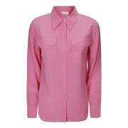 Slim Signature Shirt Equipment , Pink , Dames