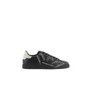 Zwarte Adelaar Sneaker Aw24 Emporio Armani , Black , Heren