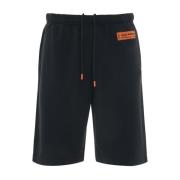 Zwarte Katoenen Shorts Ss22 Heron Preston , Black , Heren