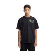 Thorn Tee Korte Mouw T-shirt Denham The Jeanmaker , Black , Heren