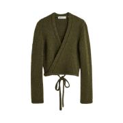 Wrap Knit Olive Cartoon Wool Our Legacy , Green , Dames