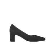 Klassieke zwarte pumps met boor Gabor , Black , Dames