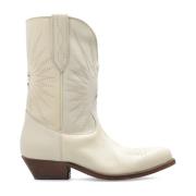 ‘Wish Star’ leren cowboy laarzen Golden Goose , Beige , Dames