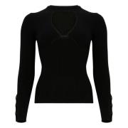 Zwarte Sweater Collectie Pinko , Black , Dames