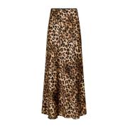 Luipaardprint Rok Neo Noir , Brown , Dames