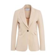 Beige Blazer Aw24 Gender , Beige , Dames