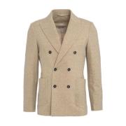 Beige Blazer Aw24 Circolo 1901 , Beige , Heren