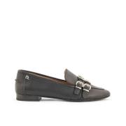 Loafers Vera-1 Babouche , Black , Dames