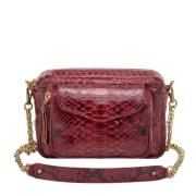 Python Chain Crossbody Tas Claris Virot , Red , Dames