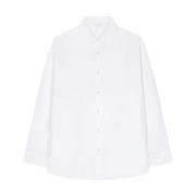 Witte Katoenen Klassieke Kraag Overhemd Dries Van Noten , White , Dame...