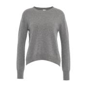 Grijze Gebreide Trui Aw24 MVM , Gray , Dames