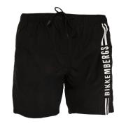 Heren Zwarte Boxer Zwemkleding Zomerstijl Bikkembergs , Black , Heren