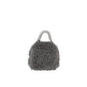 Grijze Pluche Teddy Tote Tas Stella McCartney , Gray , Dames