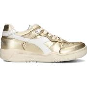 Gouden Basket Sneakers voor Dames Diadora , Yellow , Dames